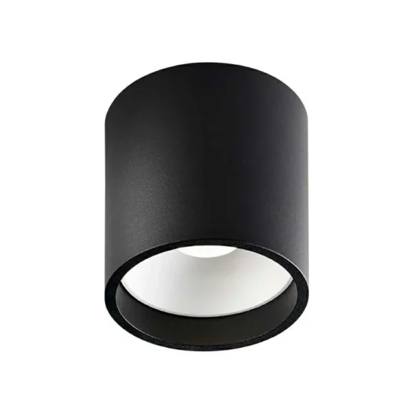 LIGHT-POINT -  Solo 1 Round Deckenlampe, schwarz, IP54, 8 cm