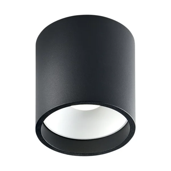 Light-Point Solo Round 2 spotlight Black-white, 3000K