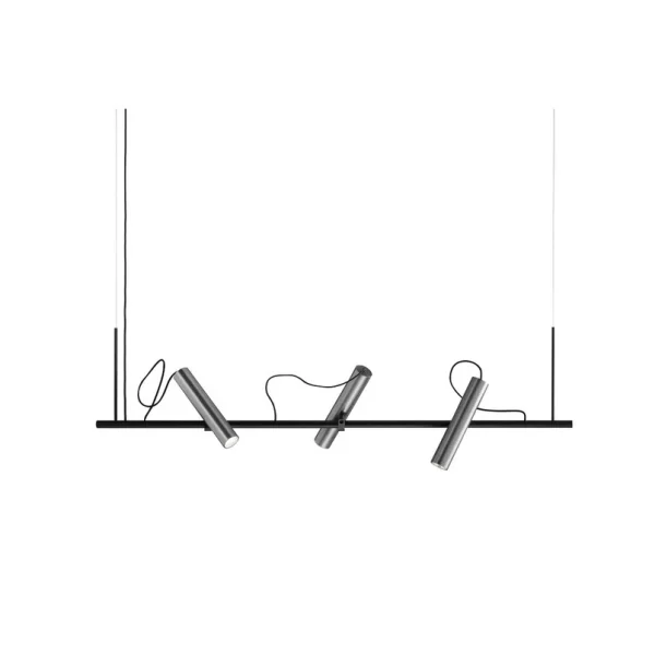 LIGHT-POINT - Spirit S1000 Pendelleuchte, silber/schwarz