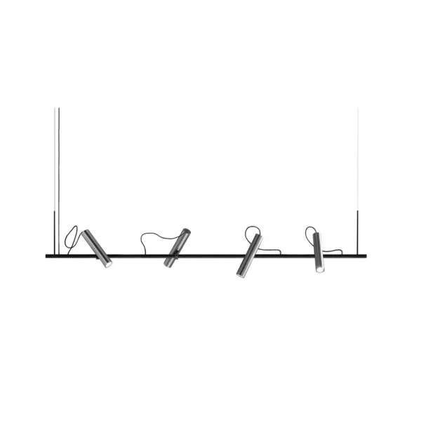 LIGHT-POINT - Spirit S1500 Pendelleuchte, silber/schwarz