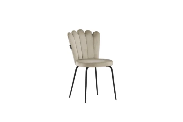 Limhamn Esszimmerstuhl Velour beige.