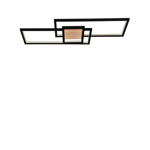 Lindby - Emiljan LED Deckenleuchte Schwarz