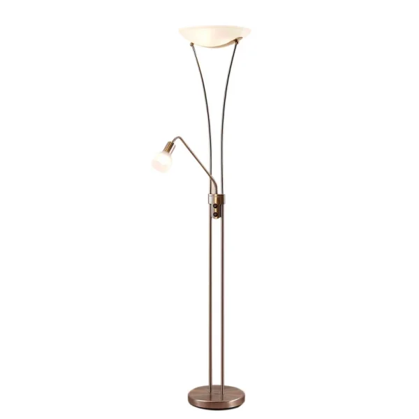 Lindby - Felicia Stehleuchte Nickel/White