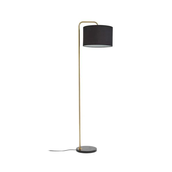Lindby - Hillary Stehleuchte Schwarz/Gold