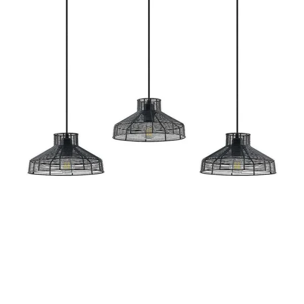 Lindby - Karidotta 3 Pendelleuchte Black