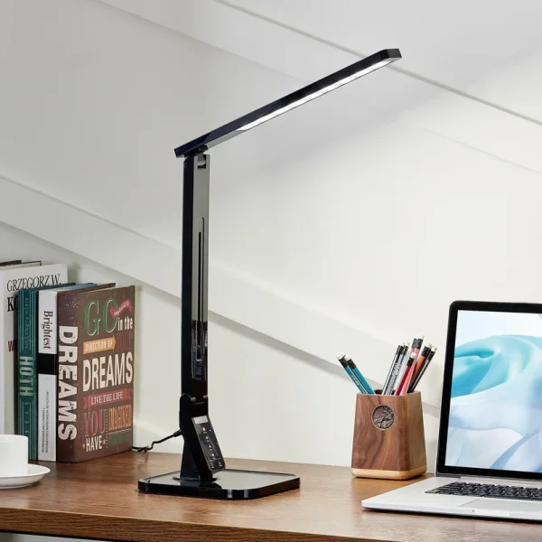 Lindby -  LED-Schreibtischleuchte Eleni, schwarz, CCT, dimmbar
