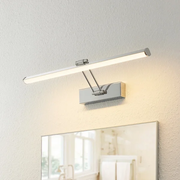 Lindby -  LED-Spiegelleuchte Sanya, 60 cm, chrom, Metall, IP44