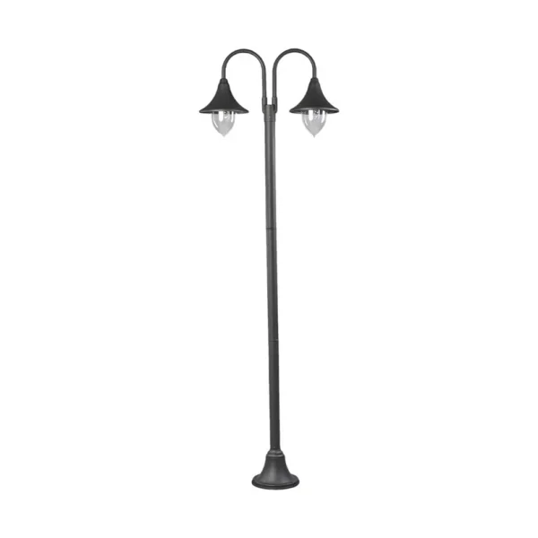 Lindby - Madea Außen Gartenleuchte Graphite