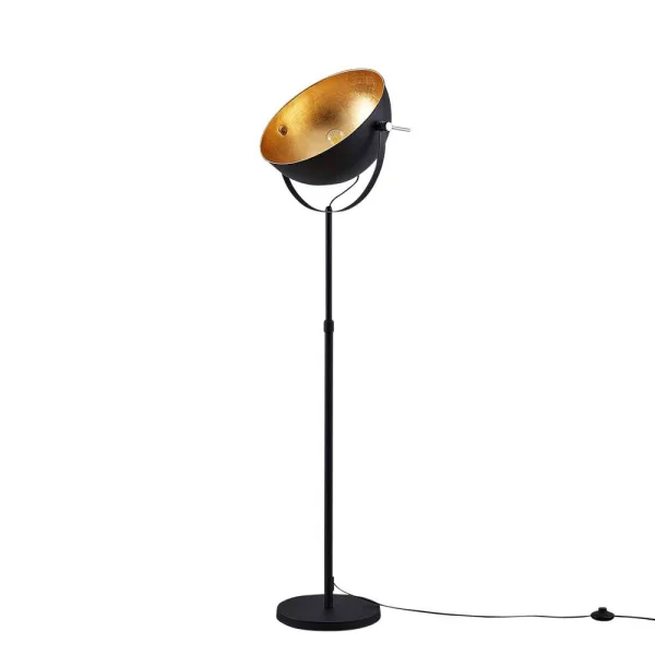 Lindby - Muriel 1 Stehleuchte Black/Gold