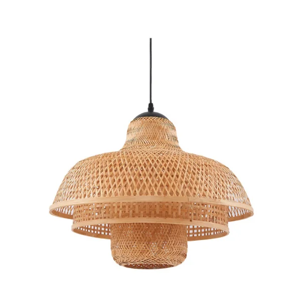 Lindby - Rasmina Pendelleuchte Holz