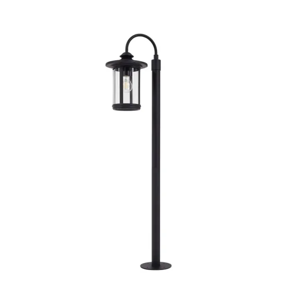 Lindby - Zayn Wegeleuchte Höhe 109 cm IP 65 schwarz Glas
