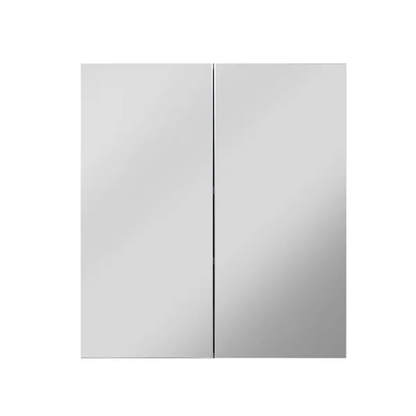 Line Bad Spiegelschrank 2 Türen rauchsilber, Spiegelglas.