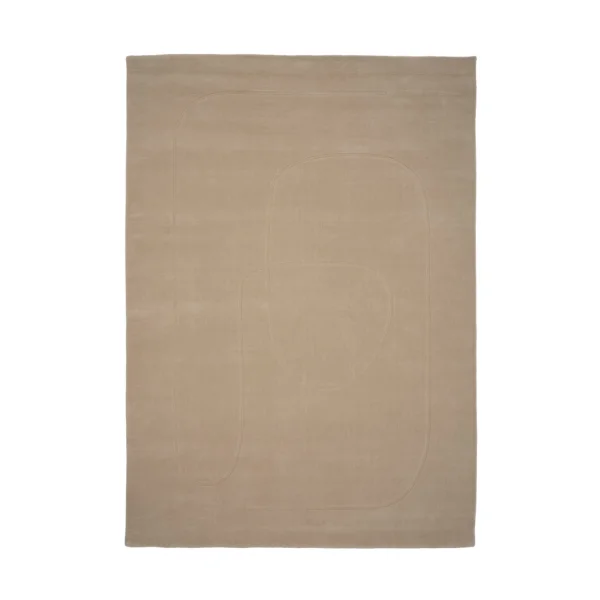 Linie Design Cursive Expanse Teppich Beige, 140x200 cm