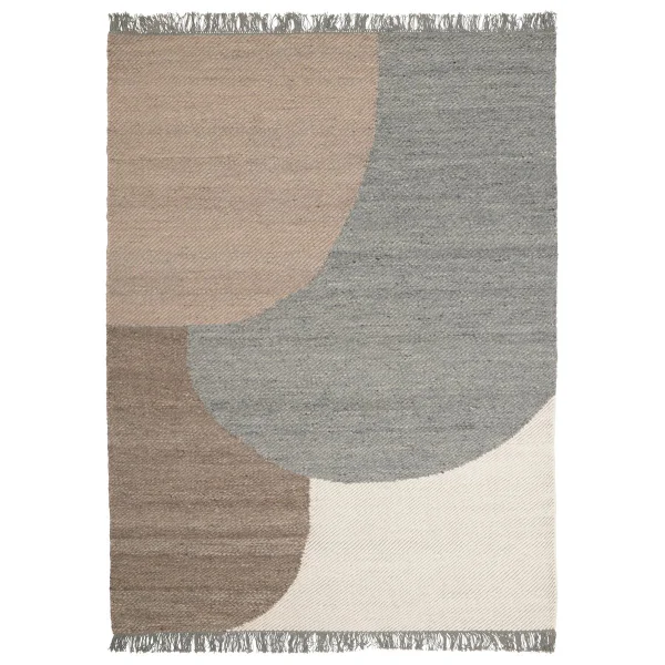 Linie Design Eik Wollteppich 170 x 240cm Grey