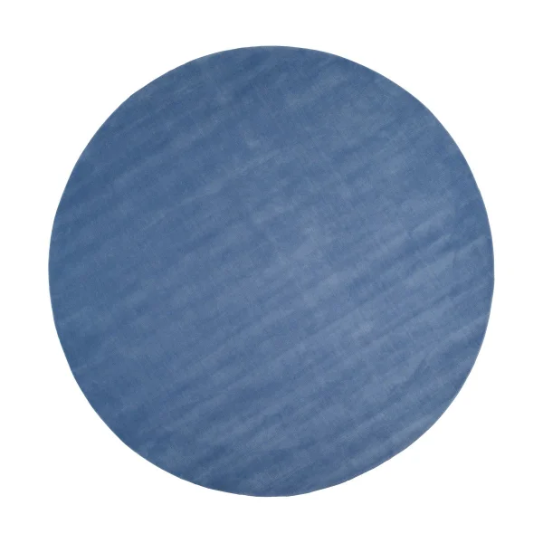 Linie Design Halo Cloud Wollteppich Blau, Ø300 cm
