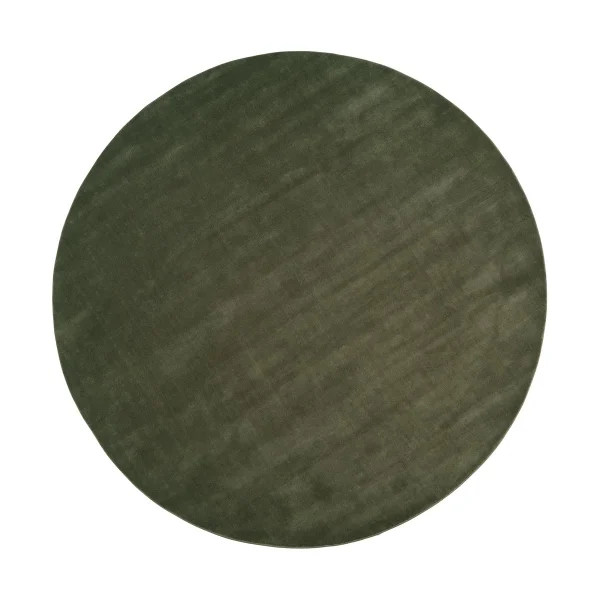 Linie Design Halo Cloud Wollteppich Moos, Ø300 cm