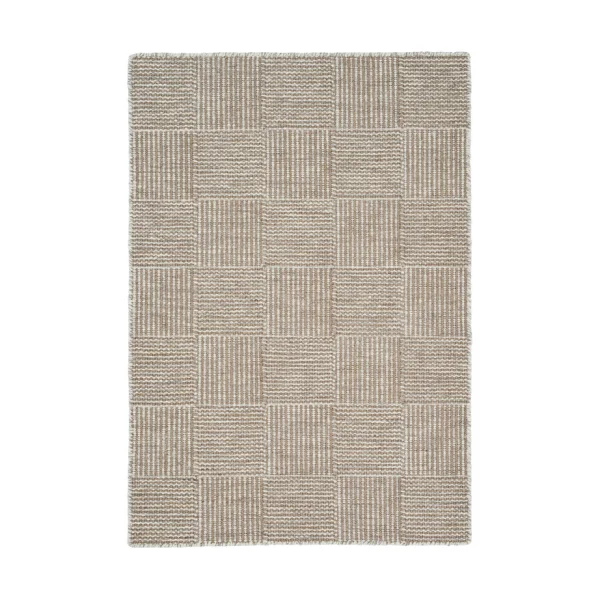 Linie Design Linie Design Chess Teppich Hellgrau, 140x200 cm