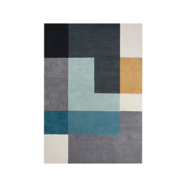 Linie Design Ometri Teppich Aqua, 200 x 300cm, aqua, 200 x 300cm