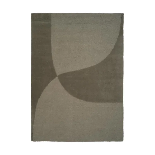 Linie Design Split Plains Teppich Moos, 170x240 cm