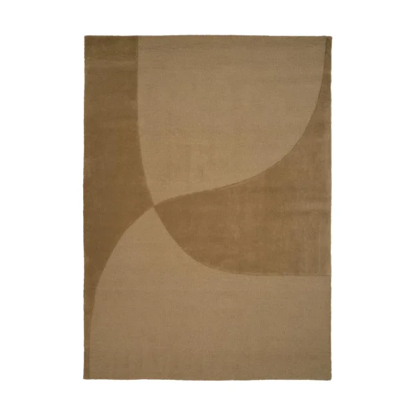 Linie Design Split Plains Teppich Senf, 250x350 cm