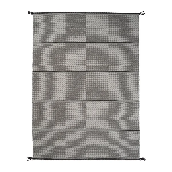 Linie Design Vision Walk Wollteppich 140 x 200cm Stone-grey