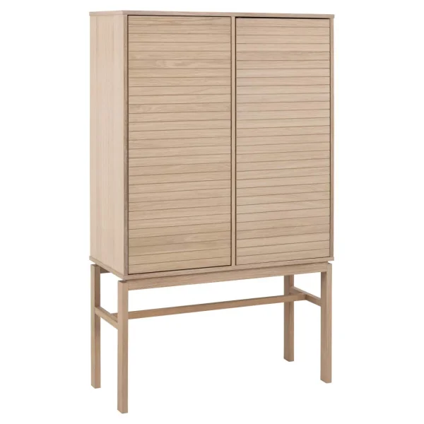 Linley Vitrinenschrank 2 Türen Eichenfurnier.