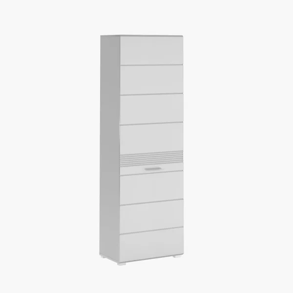 Linus Kleiderschrank 1 Türen weiß.
