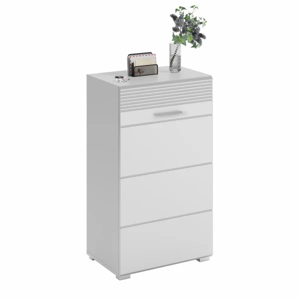 Linus Schuhschrank 1 Tür weiß.