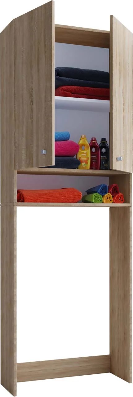 Lona Badschrank Sonoma Eiche dekor.