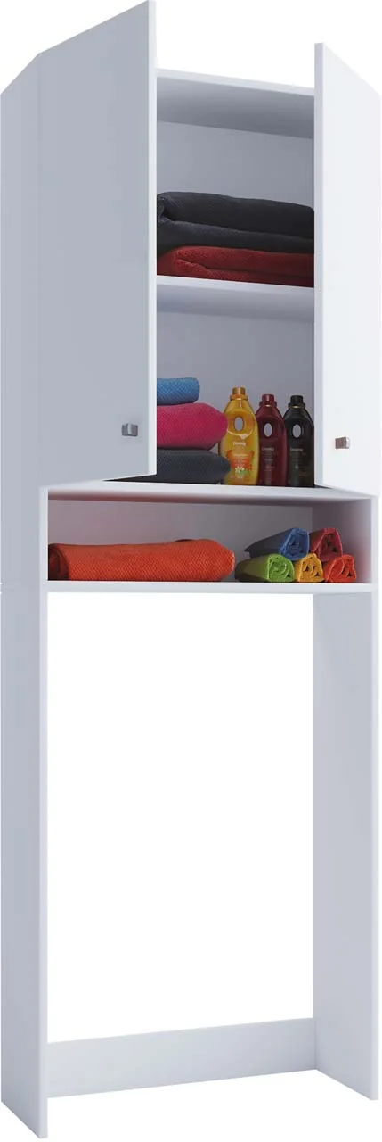 Lona Badschrank weiß.