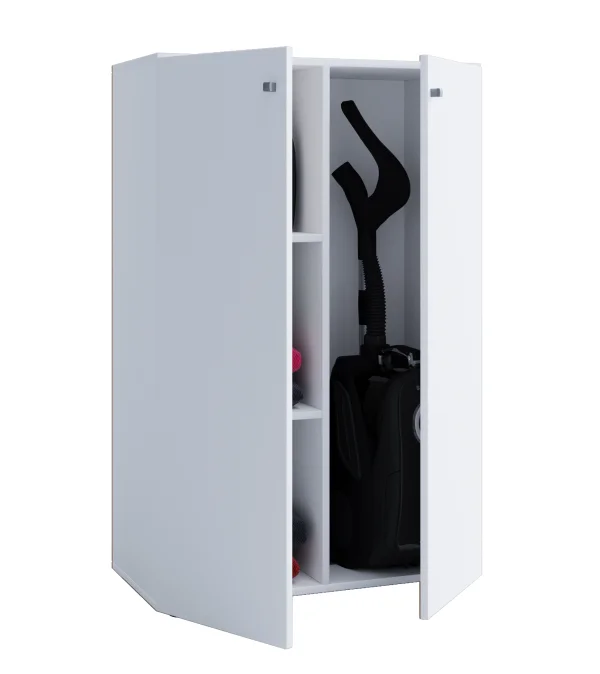 Lona Mini Universalschrank , Reinigungsschrank 2 Türen Weiß.