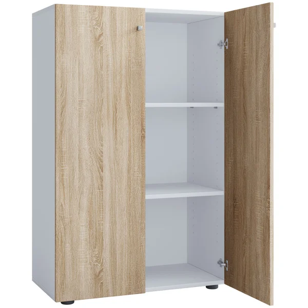 LonaXLDT Büroschrank 2 Türen weiß.