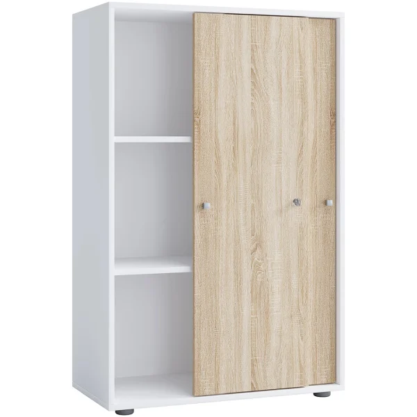 LonaXLST Büroschrank 2 Türen weiß.