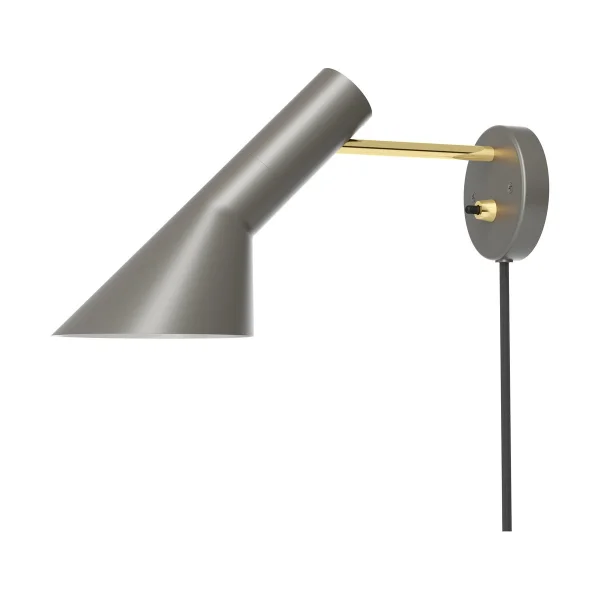 Louis Poulsen AJ Wandleuchte Brass-warm grey
