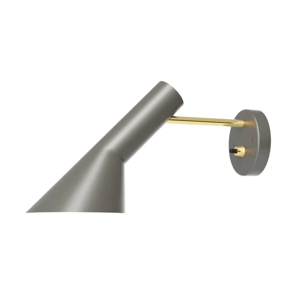 Louis Poulsen AJ Wandleuchte Festinstallation Brass-warm grey