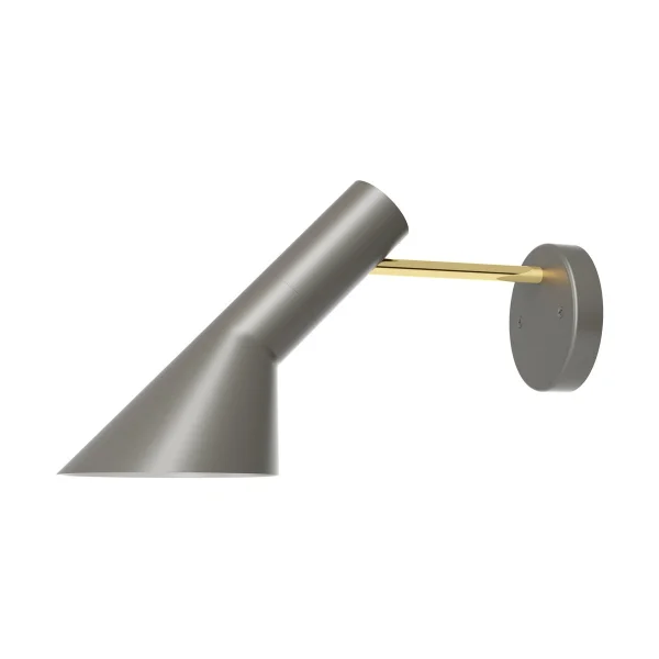 Louis Poulsen AJ Wandleuchte Festinstallation ohne Schalter Brass-warm grey