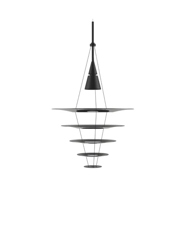 Louis Poulsen - Enigma 545 Pendelleuchte Black