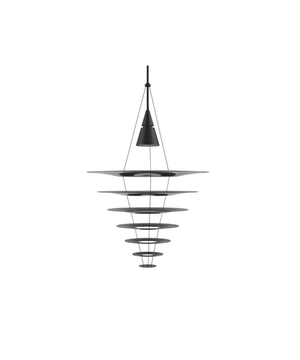 Louis Poulsen - Enigma 825 Pendelleuchte Black