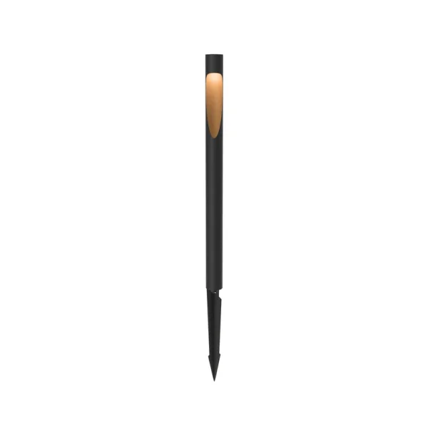 Louis Poulsen - Flindt Garden LED Gartenleuchte Long 2700K mit Spieß + Connector Black Louis