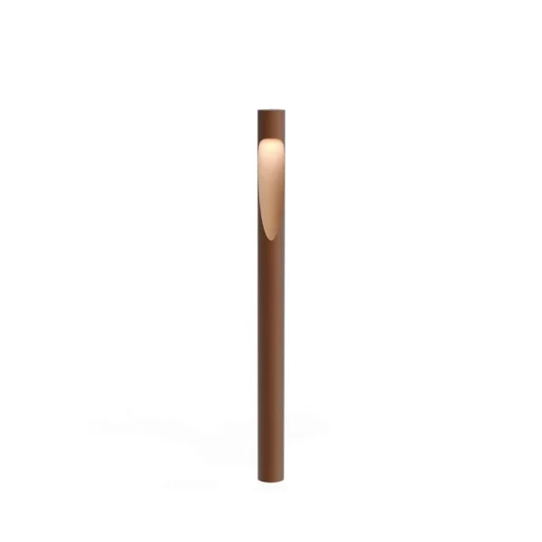 Louis Poulsen - Flindt Garden LED Gartenleuchte Long 2700K mit Spieß + Connector Corten Louis