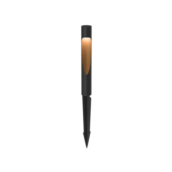 Louis Poulsen - Flindt Garden LED Gartenleuchte Short 2700K mit Spieß + Connector Black Louis