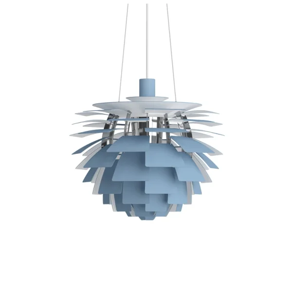 Louis Poulsen - Hängelampe PH Artichoke blau/chrom Ø 48 cm