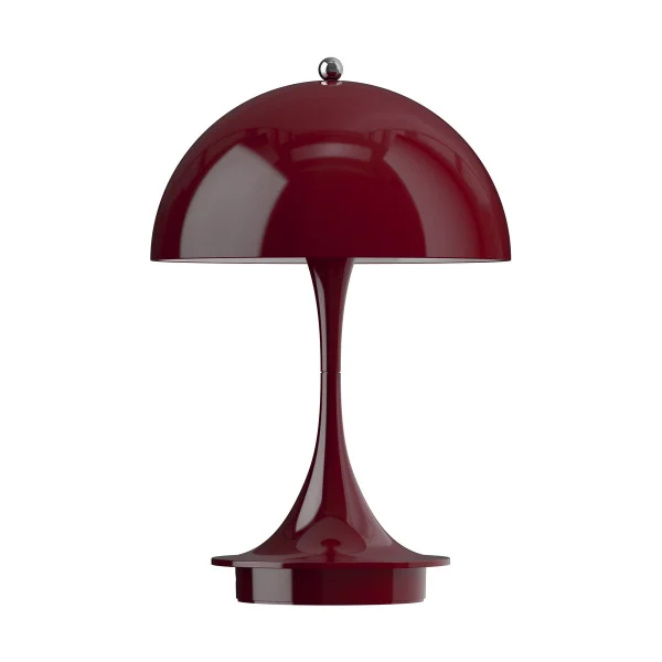 Louis Poulsen Panthella 160 Portable Tischleuchte Opaque burgundy