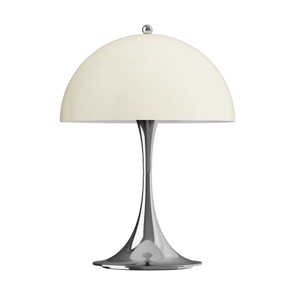Louis Poulsen Panthella 250 portabel Tischleuchte Chrome opal beige