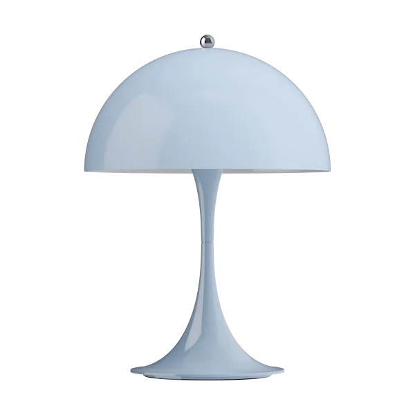 Louis Poulsen Panthella 250 portabel Tischleuchte Opal pale blue