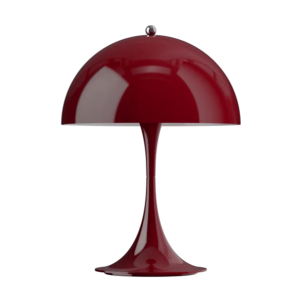 Louis Poulsen Panthella 250 portabel Tischleuchte Opaque burgundy
