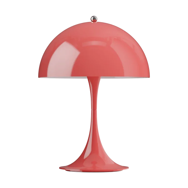Louis Poulsen Panthella 250 portabel Tischleuchte Opaque coral