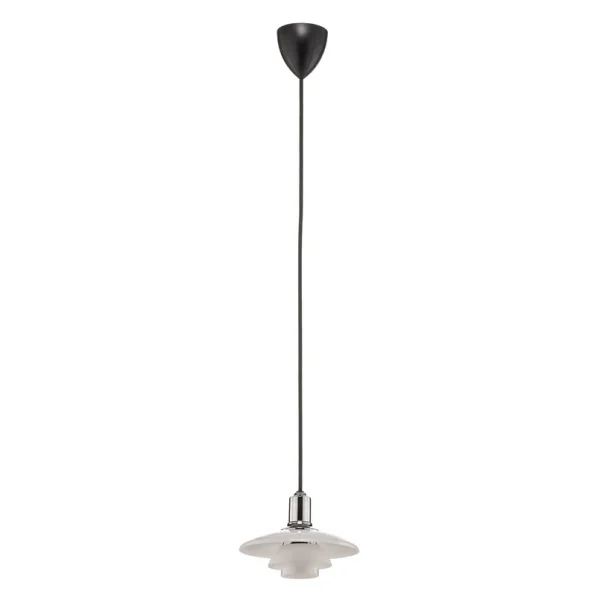 Louis Poulsen - PH 2/1 Pendelleuchte, Ø 20 cm, chrom, Glas