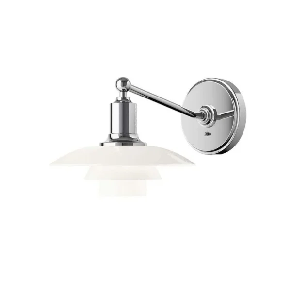 Louis Poulsen - PH 2/1 Wandlampe, weiß/opal, Glas, 16,5 cm