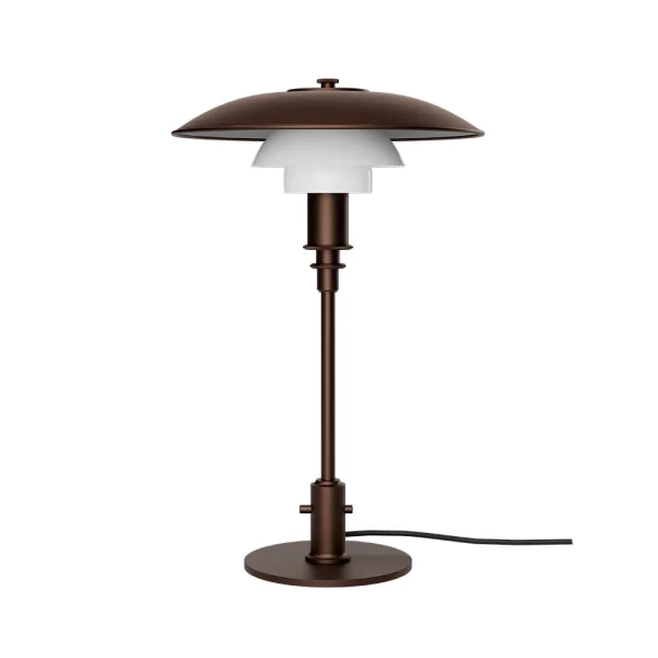 Louis Poulsen - PH 3/2 Tischleuchte Aged Brass/Opal Glass